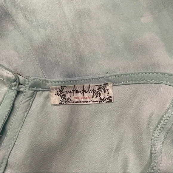 Intimately Free People Luella Lace Trim Tie Dye Bodysuit Romper - Picture 8 of 8